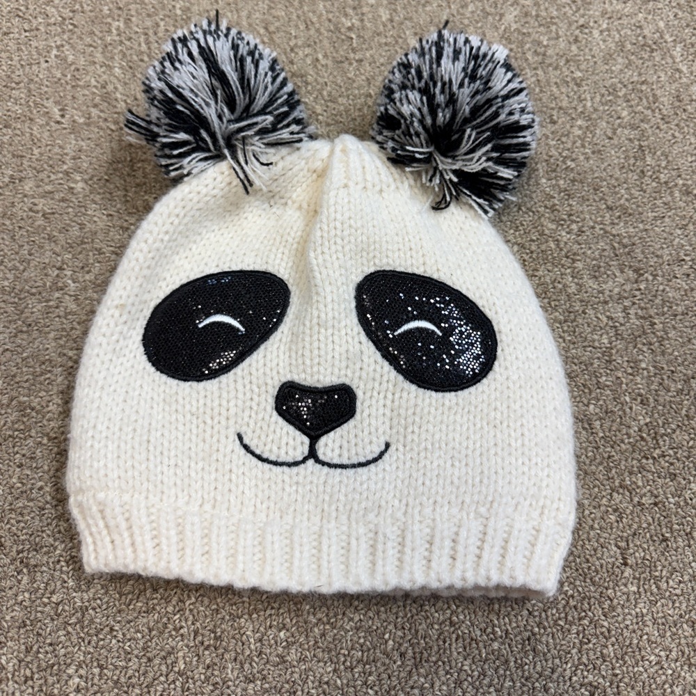 Old Navy: Girl’s Panda Beanie, Size L-XL
